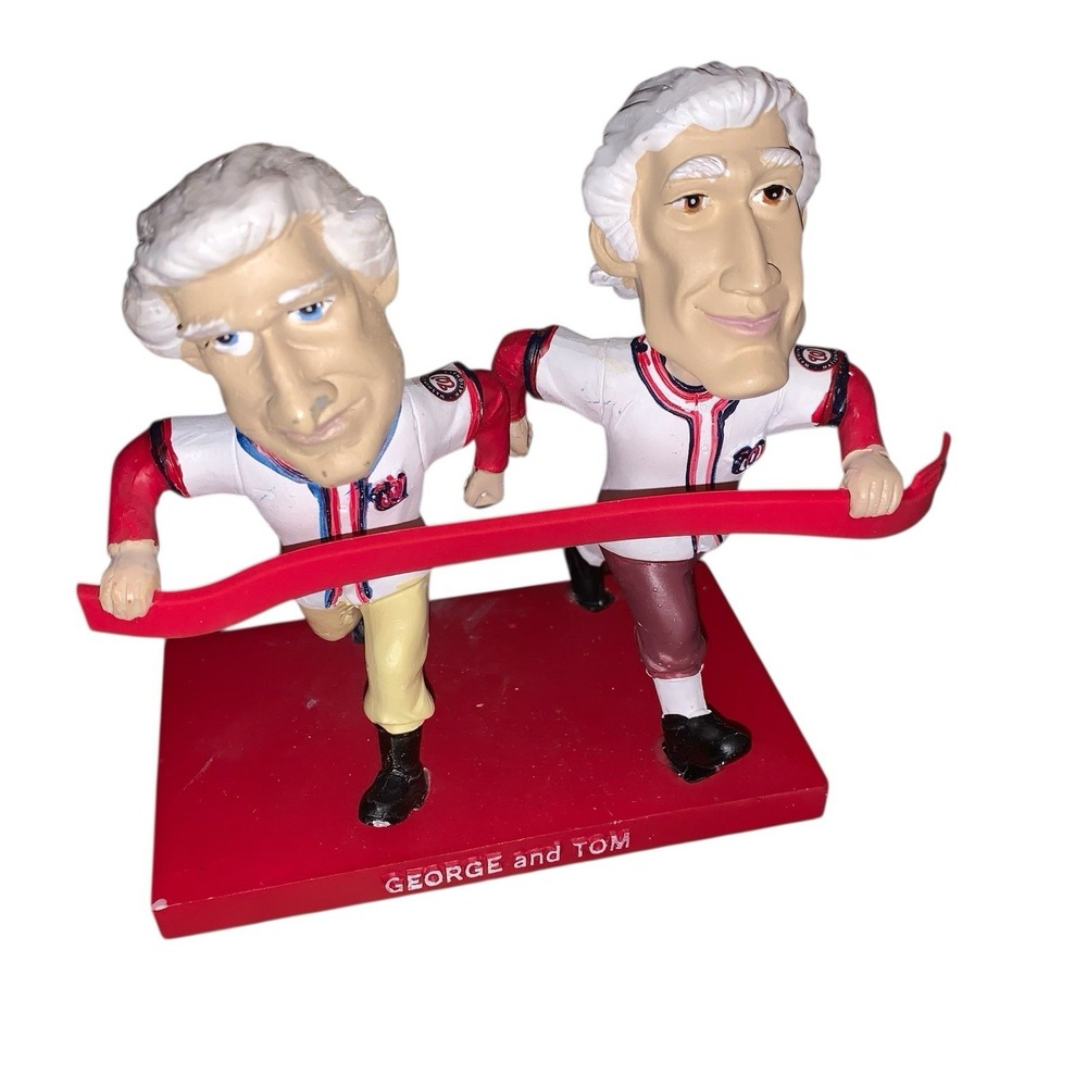Washington Nationals 2023 Racing Presidents Bobblehead George & Tom